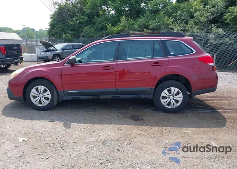 2013 Subaru Outback 2.5I from USA, damaged, VIN 4S4BRBAC8D3282973